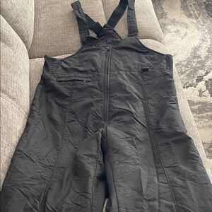 Men's Black Insulated Ski Bib